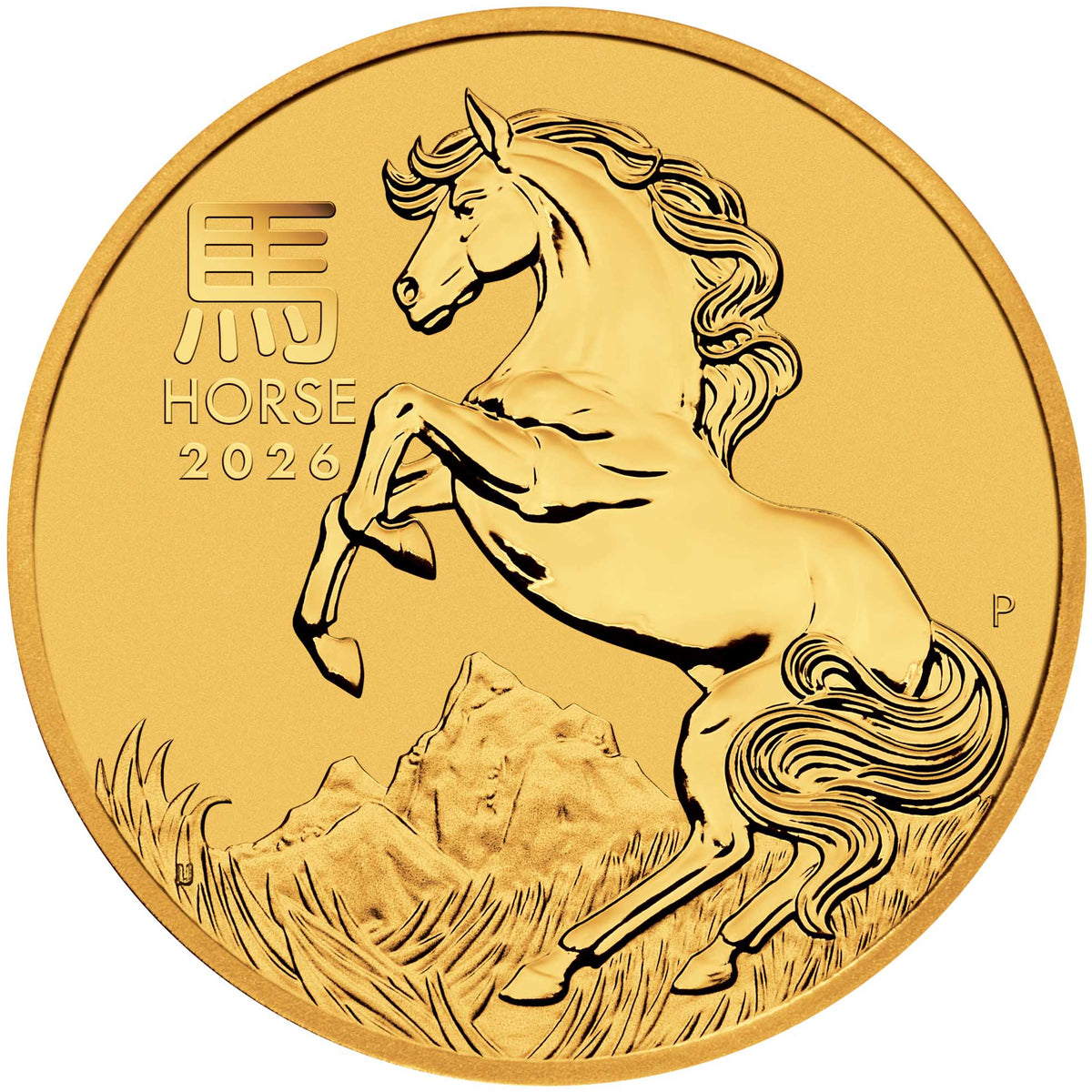 Australia Lunar Series III Year of the Horse 2026 1/10 oz Gold BU