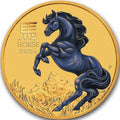 Australia Lunar Series III Year of the Horse 2026 1/10 oz Colorized Gold BU