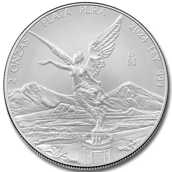 Mexico Libertad 2024 2 oz Silver BU