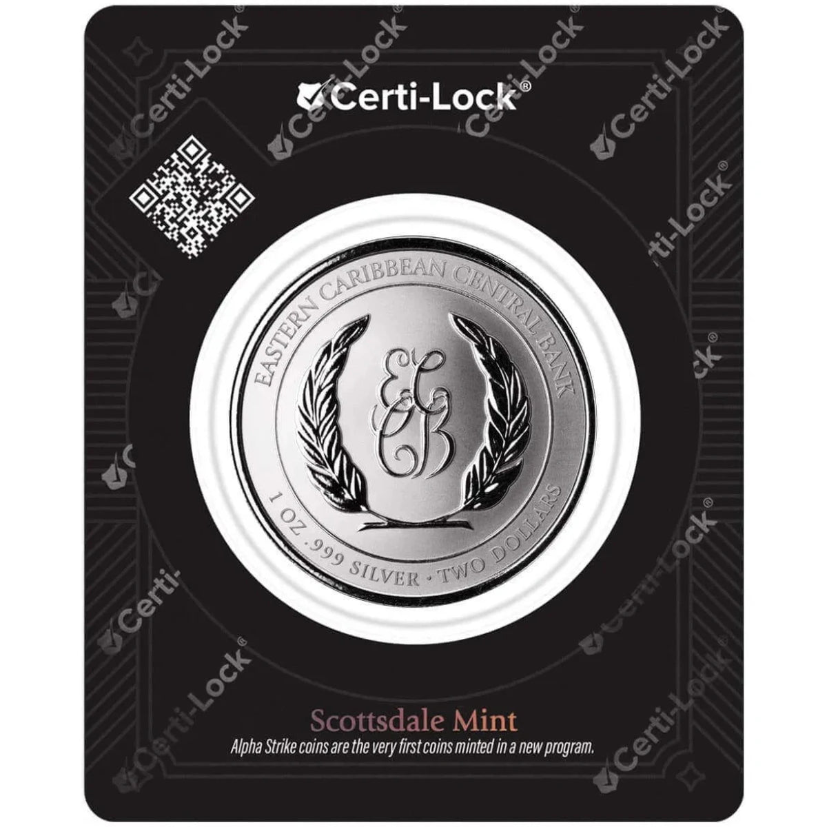 Alpha Strike 2025 Anguilla Regatta 1 oz Fine Silver Coin in Assay