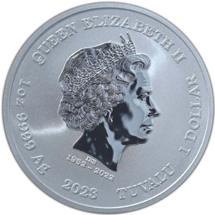 Tuvalu Gods of Olympus Apollo 2023 1 oz Silver BU