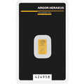Argor-Heraeus 1g Gold Minted Classic Bar in Assay