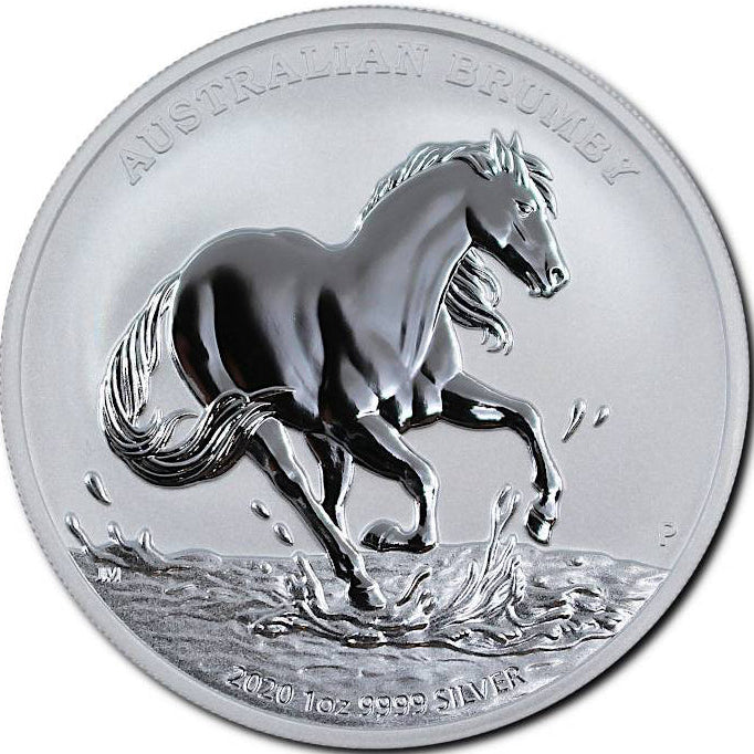 Australia Brumby 2020 1 oz Silver BU