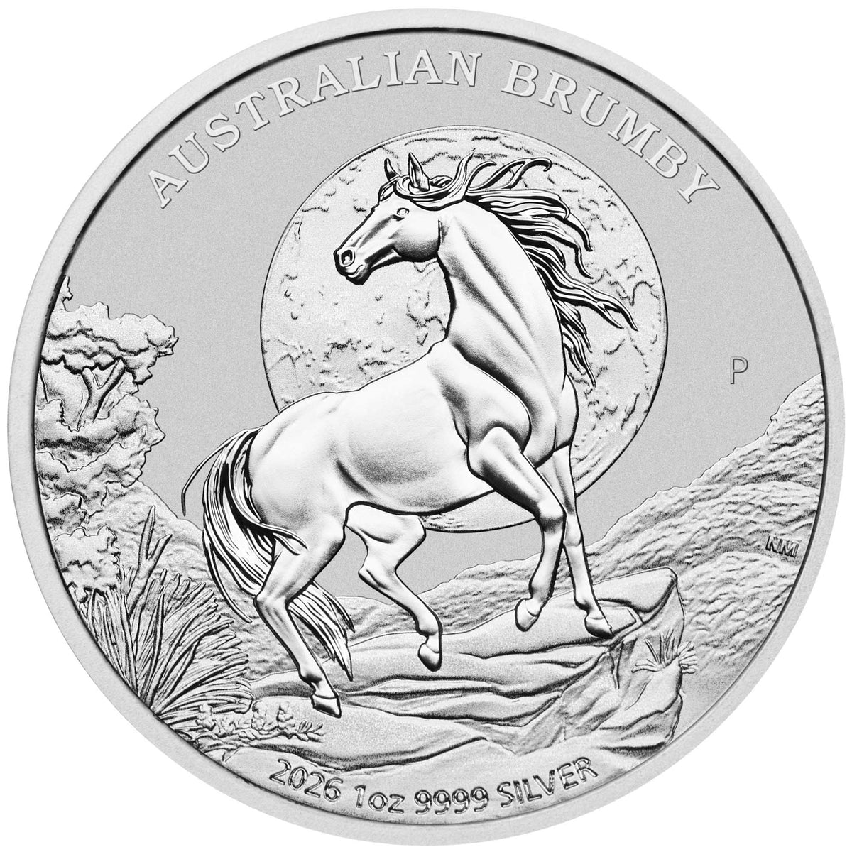 Australia Brumby 2026 1 oz Silver BU