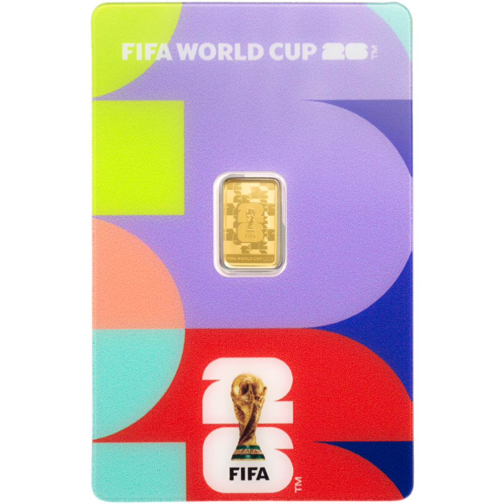 PAMP FIFA World Cup 26™ Gold Bar 1g in Assay