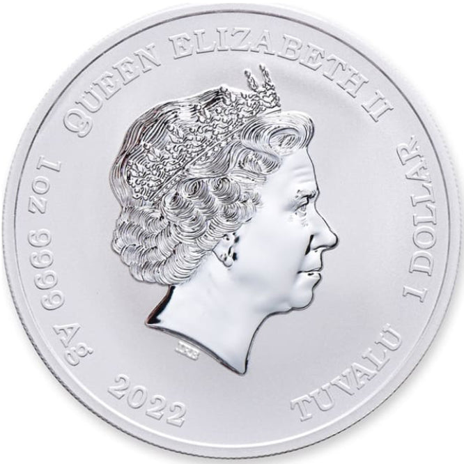 Tuvalu Gods of Olympus Hera 2022 1 oz Silver BU
