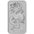 Australia Lunar Dragon 1 oz Silver Bar BU