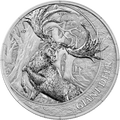Republic of Liberia Megafauna Giant Deer 2026 1 oz Silver BU