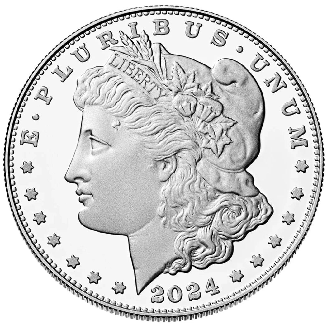 USA Morgan Silver Dollar 2024 Proof With Box and COA