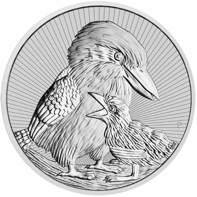 Australia Mother and Baby Kookaburra 2020 2 oz Silver BU
