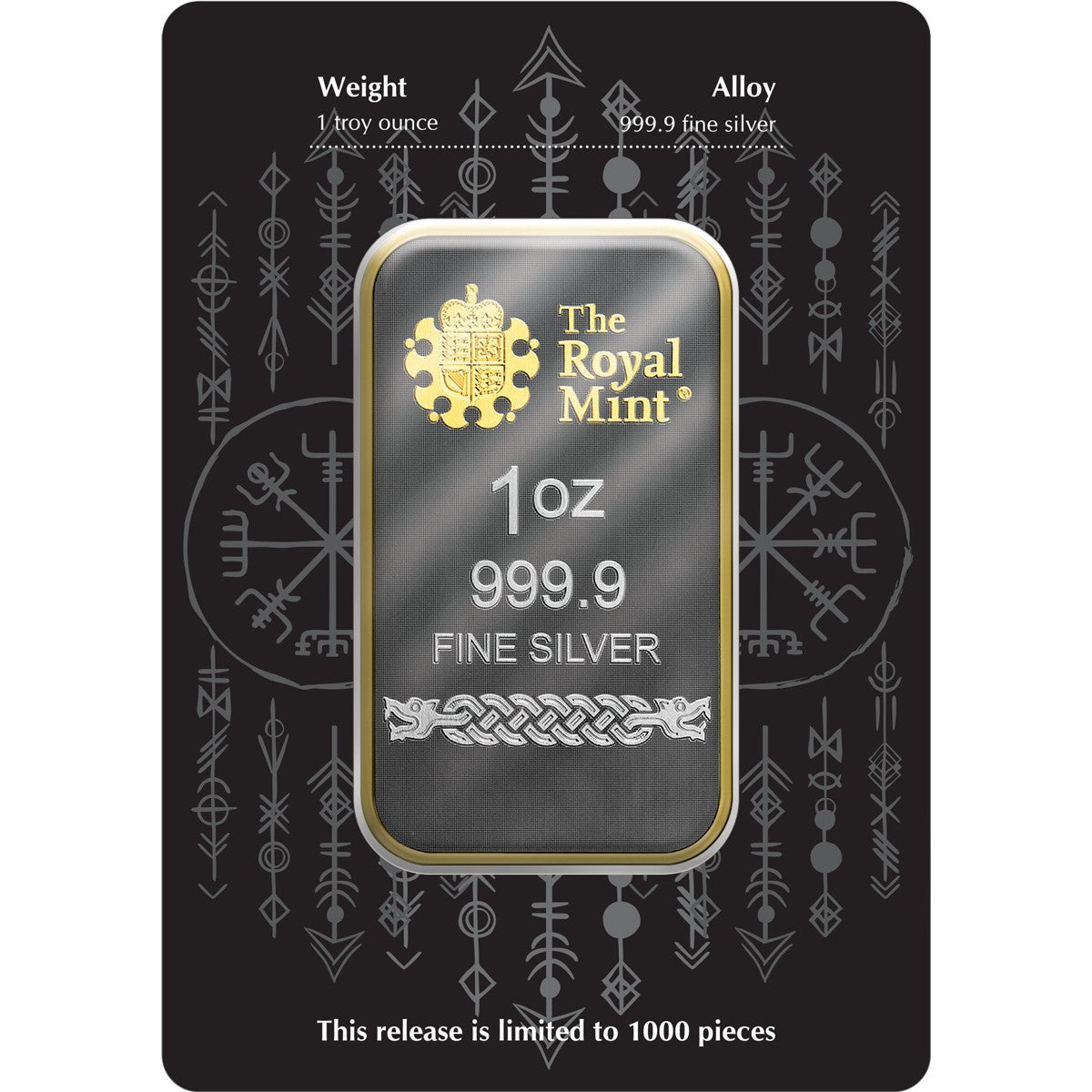 Norse Gods Loki Special Edition 2026 1 oz Silver Bar in Assay