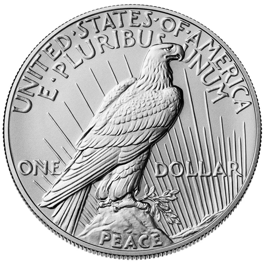 USA Peace Silver Dollar 2024 BU With Box and COA