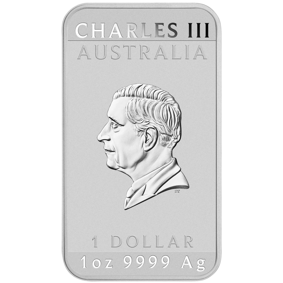 Australia Rectangular Dragon 2024 1 oz Silver Coin BU
