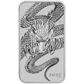 Australia Rectangular Dragon 2025 1 oz Silver Coin BU