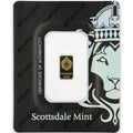 Scottsdale Mint Gold Bar 1g in Assay