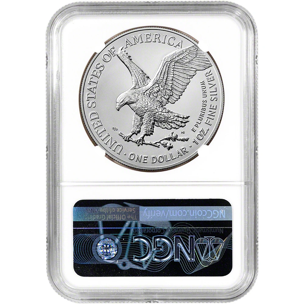 USA Silver Eagle BU 2022 MS69 First Releases NGC Blue Label