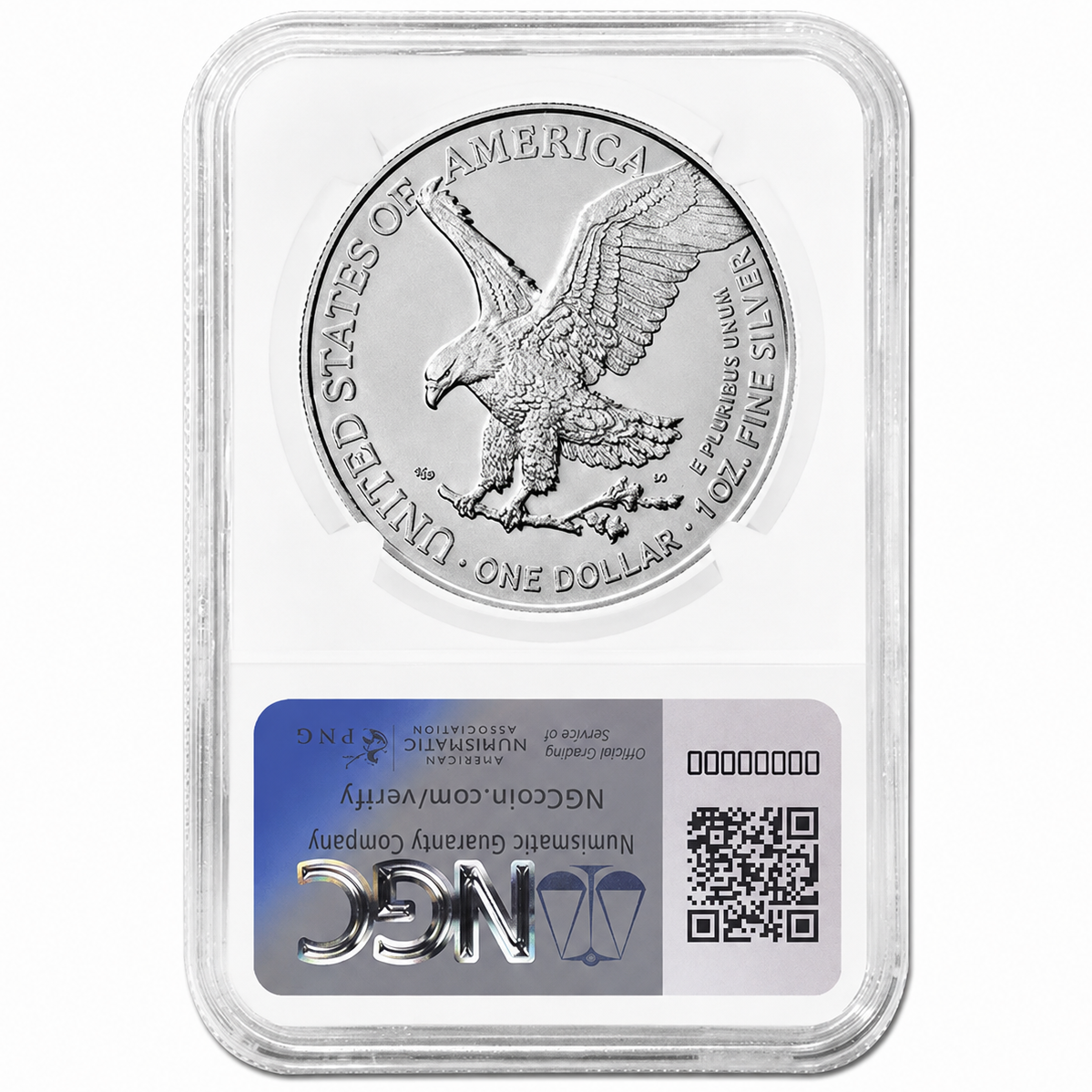 USA Silver Eagle BU 2024 MS69 Early Releases NGC Blue Label